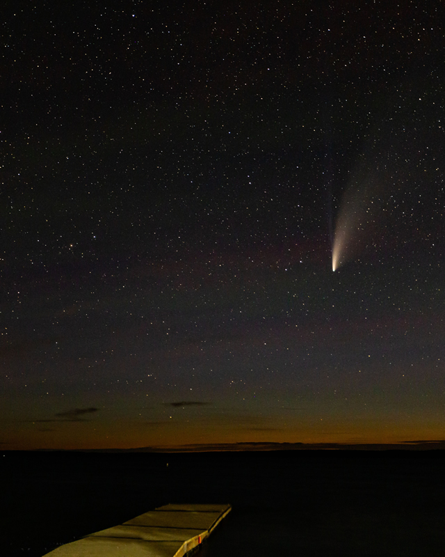 Neowise Comet by Andrew March